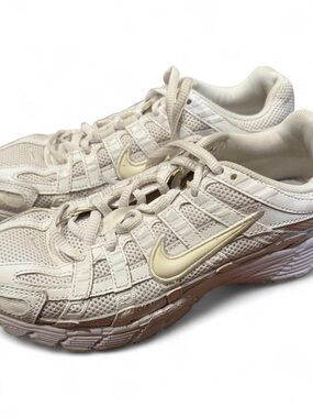 Y2K Nike P-6000 White Runner Sneakers
